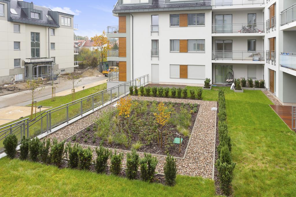 Spokojny I Komfortowy Apartament Wsrod Zieleni Вроцлав Экстерьер фото